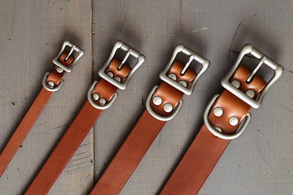 Handmade Leather Pet Collars - OCHRE handcrafted