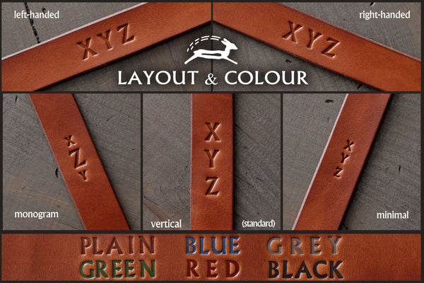 OH strap lettering options