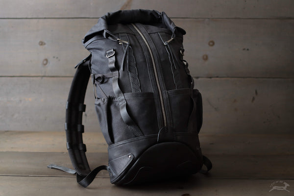 black canvas rucksack - OCHRE Handcrafted