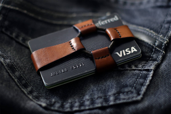 MINIMALIST LEATHER CARD WALLET