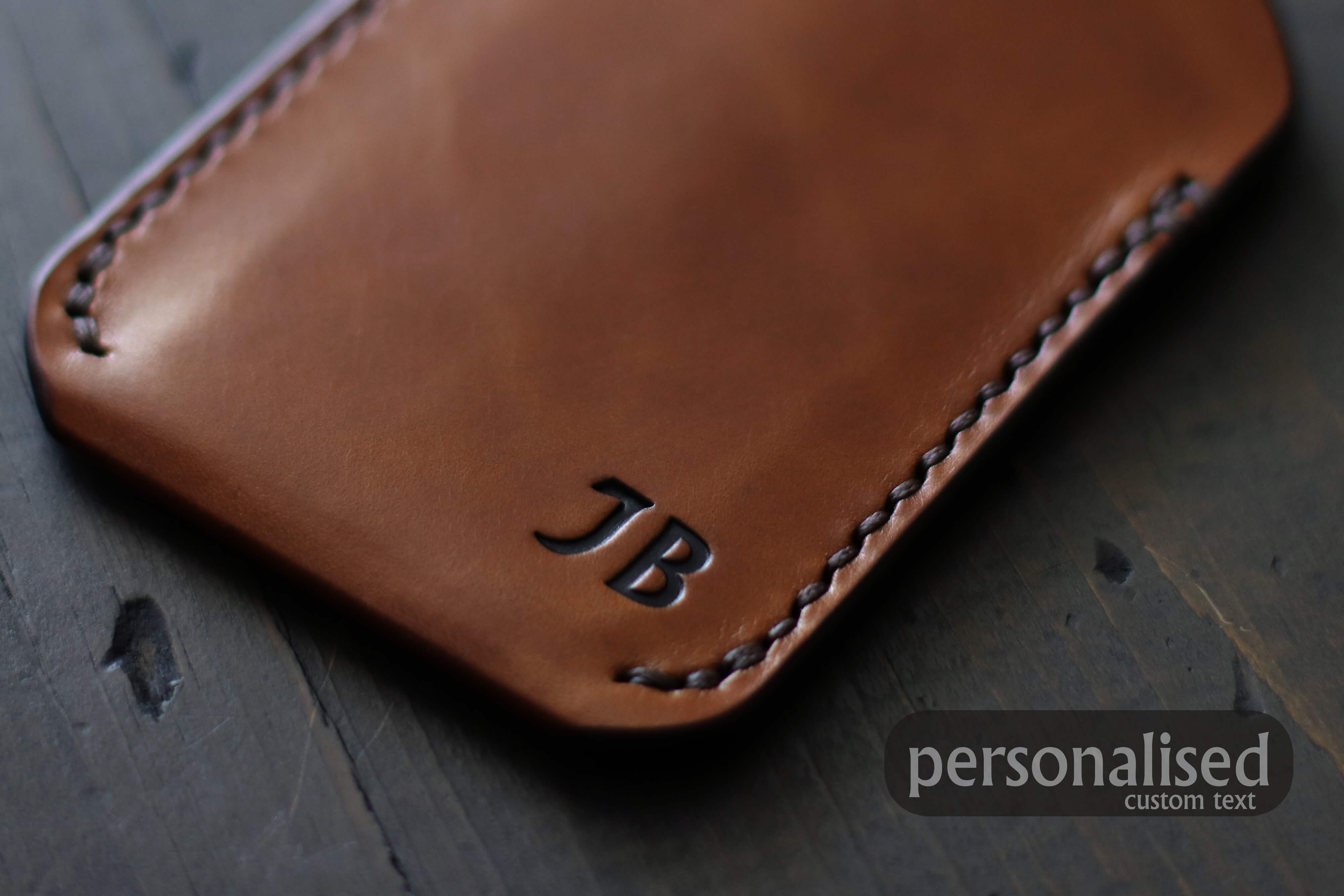 personalized leather wallet - OCHRE handcrafted