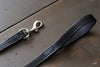Black Leather Dog Leash
