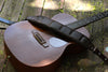 cushioned leather guitar strap for acoustic guitar - OCHRE handcrafted
