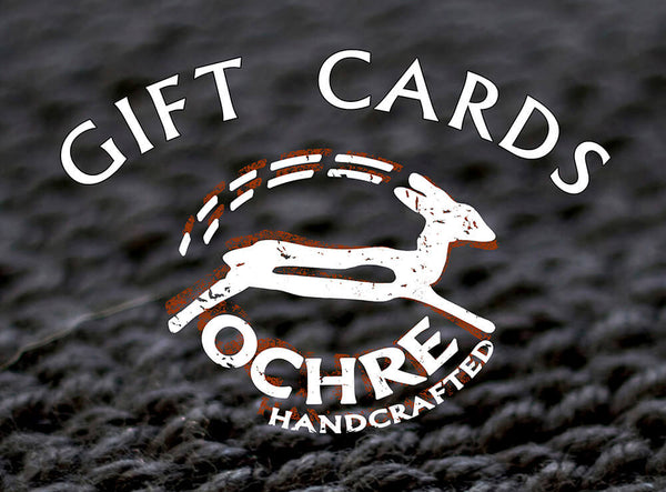 OCHRE handcrafted - gift cards
