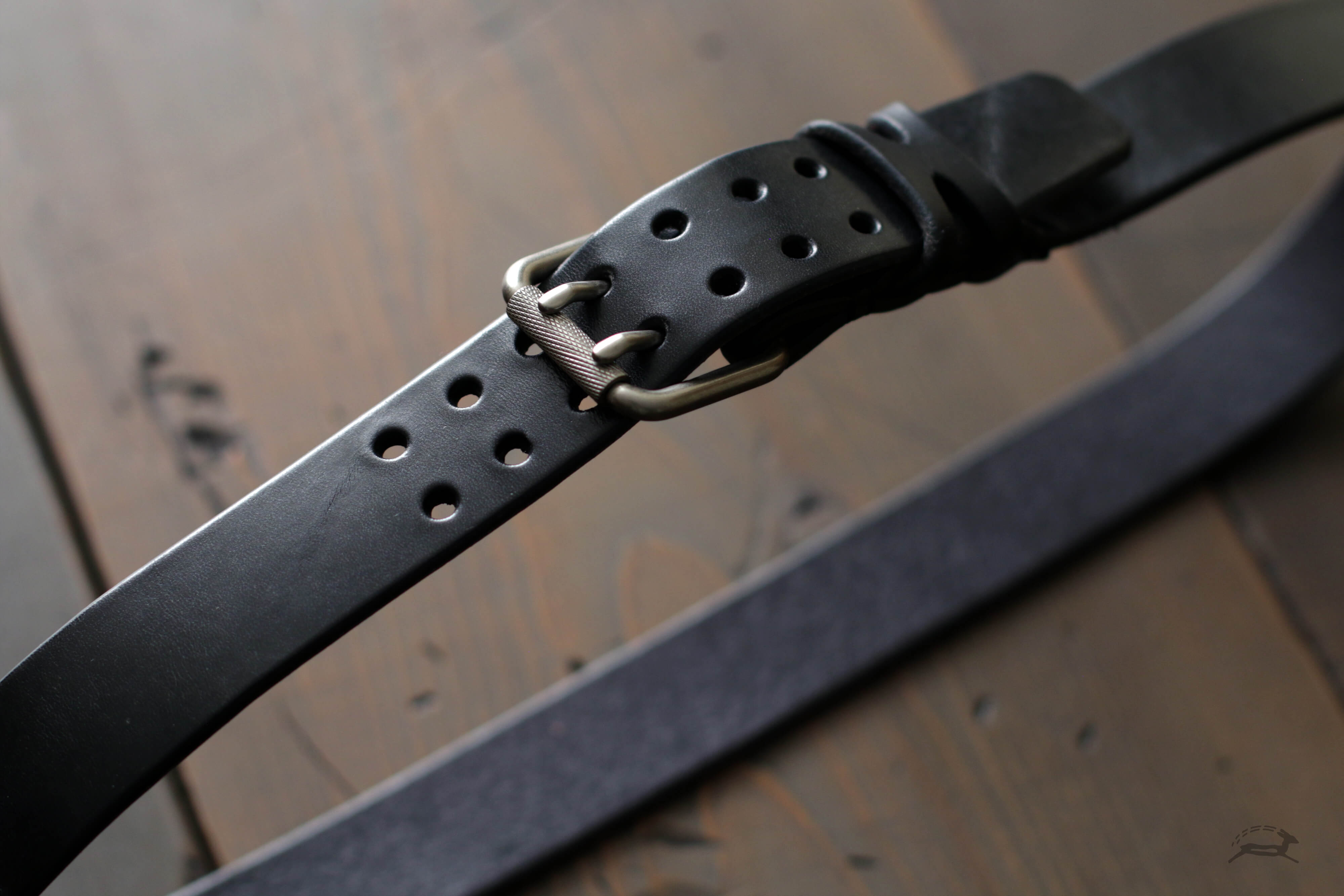 Black Leather Belt - OCHRE handcrafted