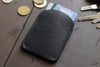 Black Leather Card Wallet - OCHRE handcrafted
