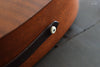 Brown Leather guitar strap with keyhole - OCHRE handcrafted