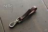 Dark Brown Leather Key Fob - OCHRE handcrafted