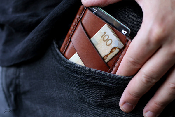 Front Pocket Card Sleeve - OCHRE handcrafted