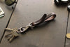 Handmade leather key fob edc - OCHRE handcrafted