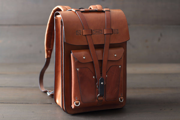Leather Laptop Bag Handmade - OCHRE handcrafted
