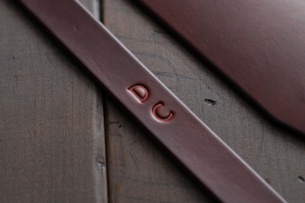 LEATHER GUITAR STRAP WITH PERSONALIZATION
