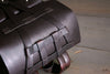 Leather bag with webbing - OCHRE handcrafted
