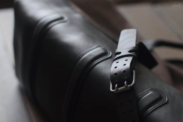 Leather duffel bag - OCHRE handcrafted