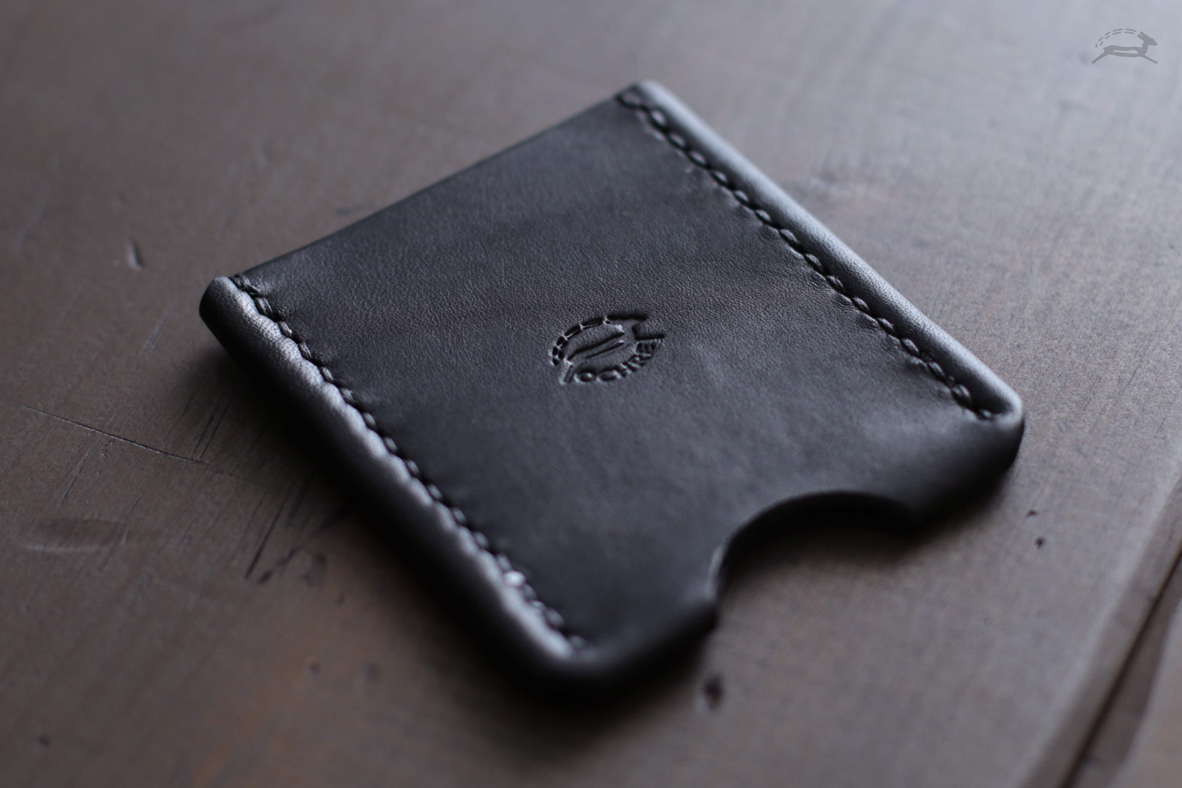Simple Leather Card Sleeve - OCHRE handcrafted