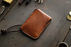 Slim, Minimal Cardholder in Full-Grain harness leather - OCHRE handcrafted