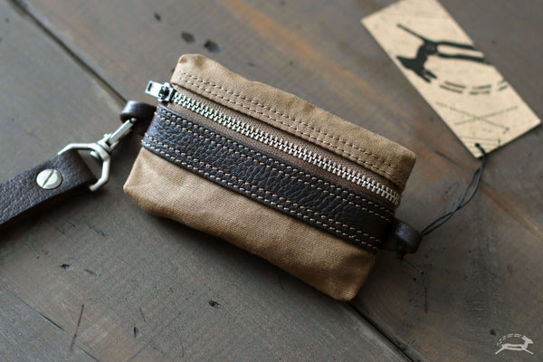 Waxed Canvas Wallet - OCHRE handcrafted