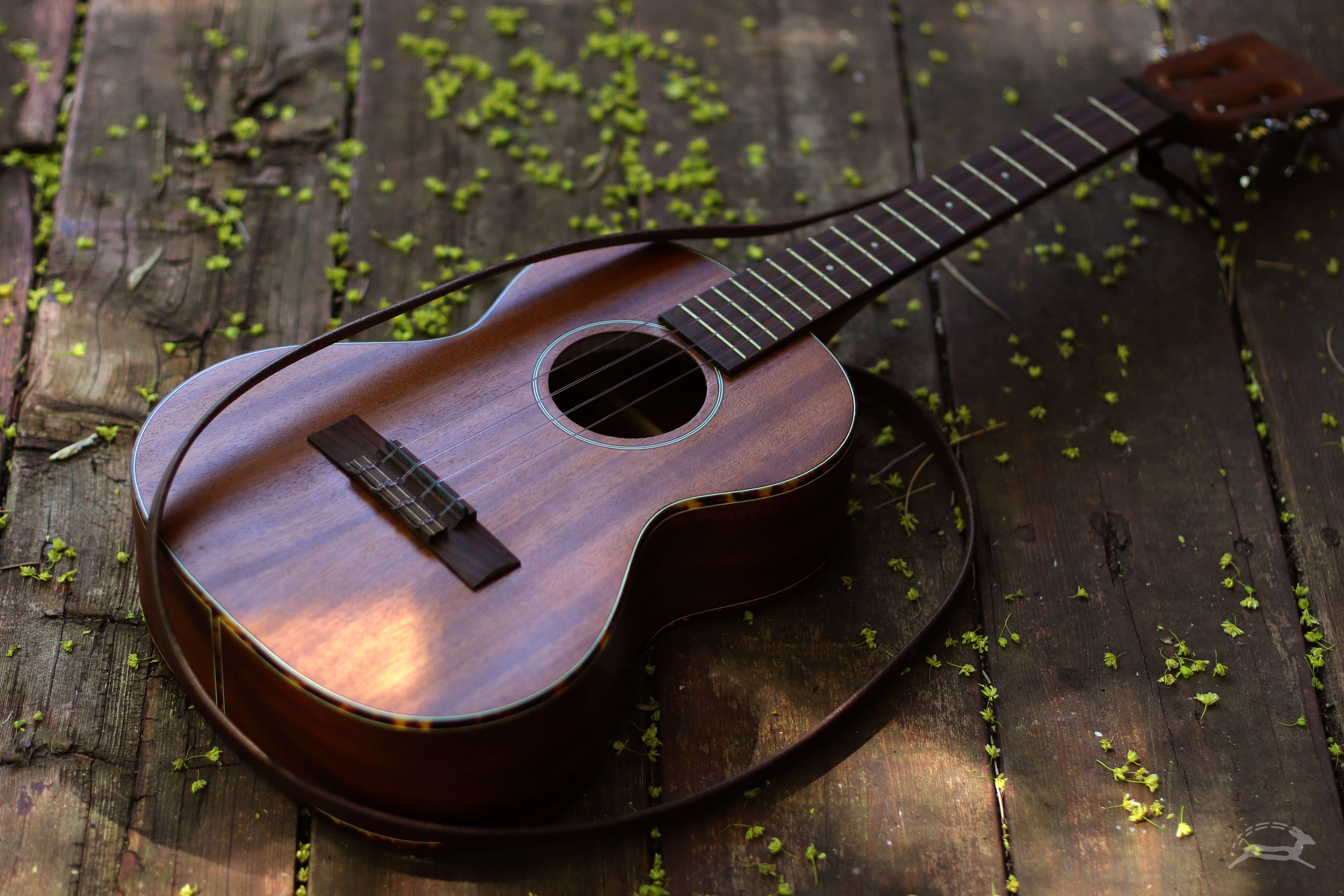 baritone ukulele strap leather