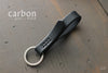 black leather keychain, stealthy and tactical - OCHRE handcrafted