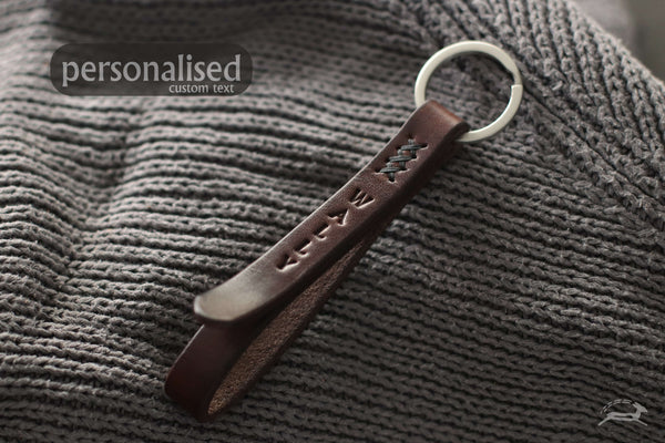 GRABBER FOB (keyring) · leather key fob