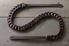 dark brown braided guitar strap - OCHRE handcrafted