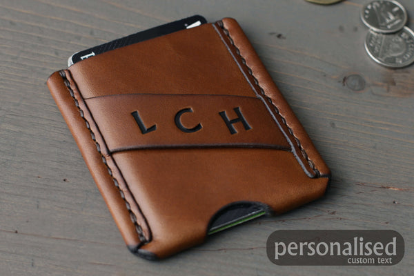 debossed wallet - OCHRE handcrafted