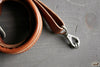 leather camera strap with metal clasp