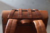 leather bag with utility webbing - OCHRE handcrafted