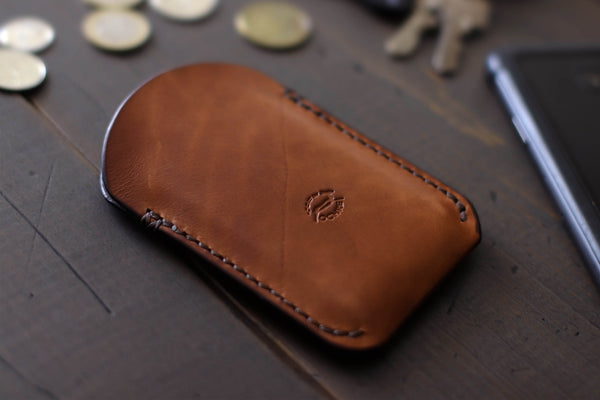 leather card holder - OCHRE handcrafted