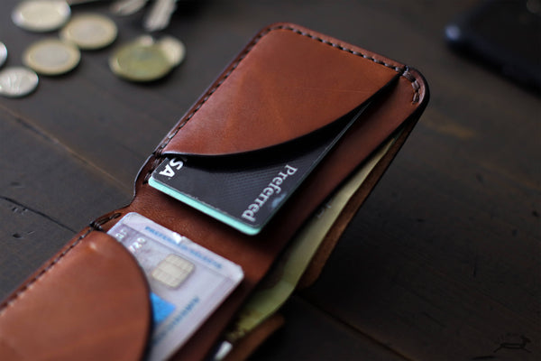 leather card wallet - OCHRE handcrafted