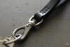 leather keychain with heavy duty metal clasp - OCHRE handcrafted
