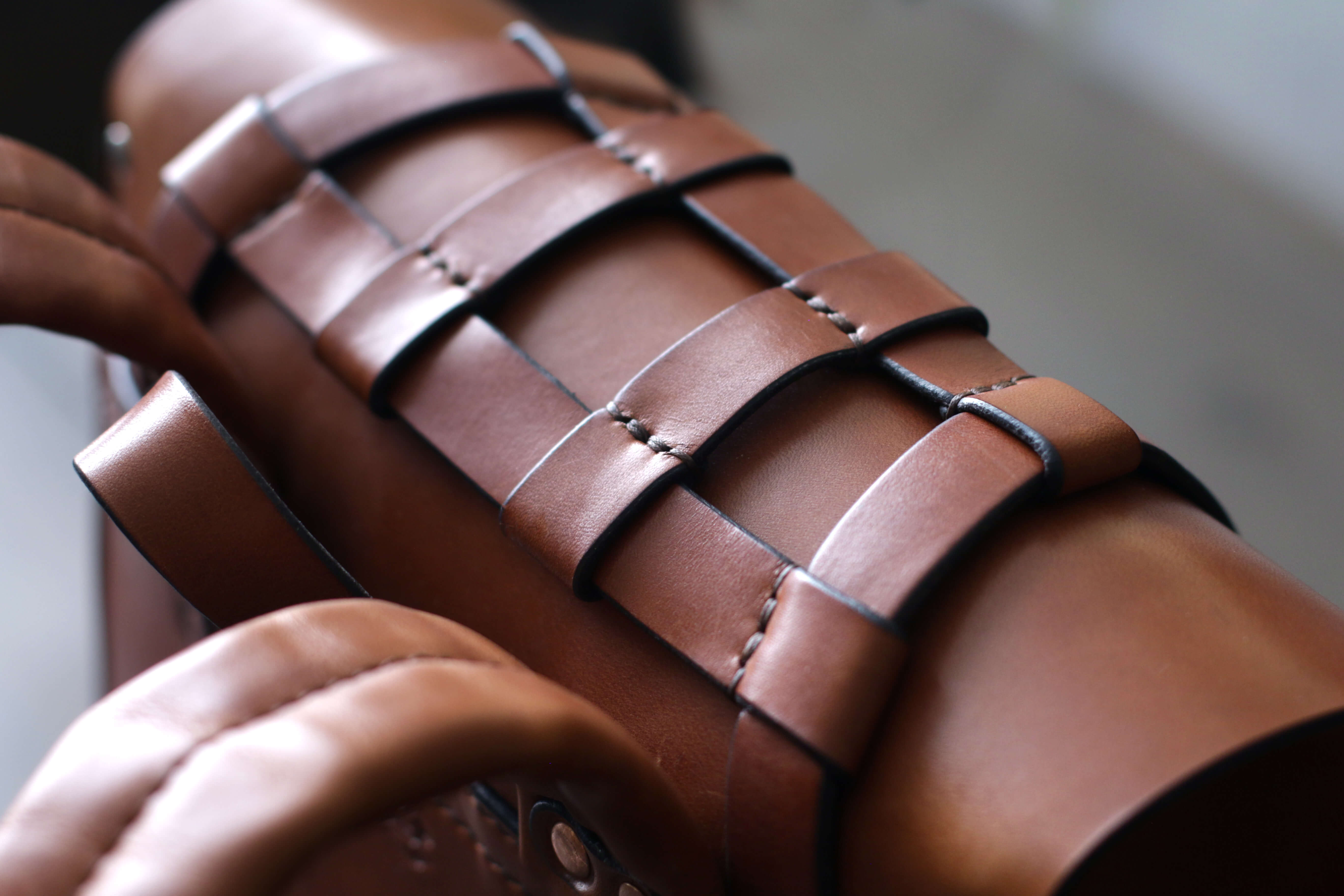 leather webbing - OCHRE handcrafted