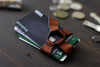 minimalist leather card holder - OCHRE handcrafted