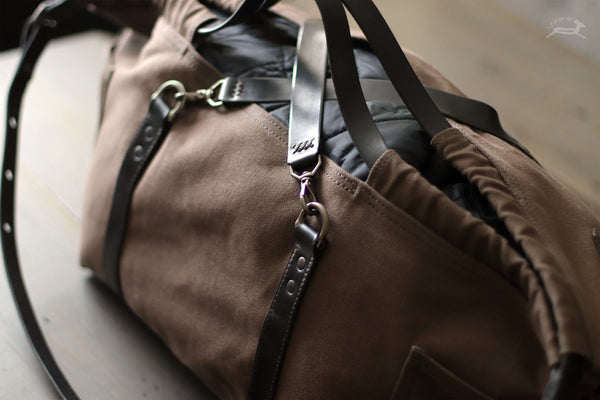 minimalist travel duffel - OCHRE handcrafted