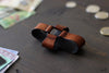 simple leather card holder - OCHRE handcrafted