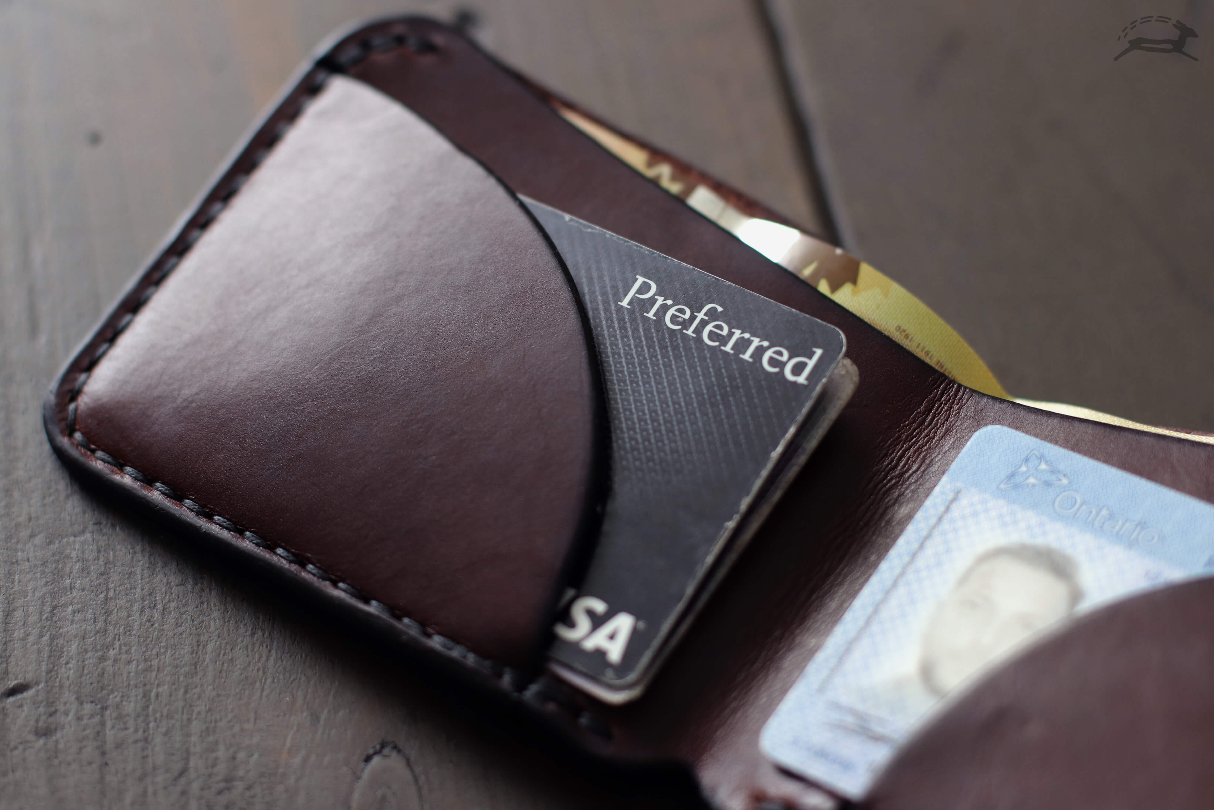 slim leather billfold - OCHRE handcrafted