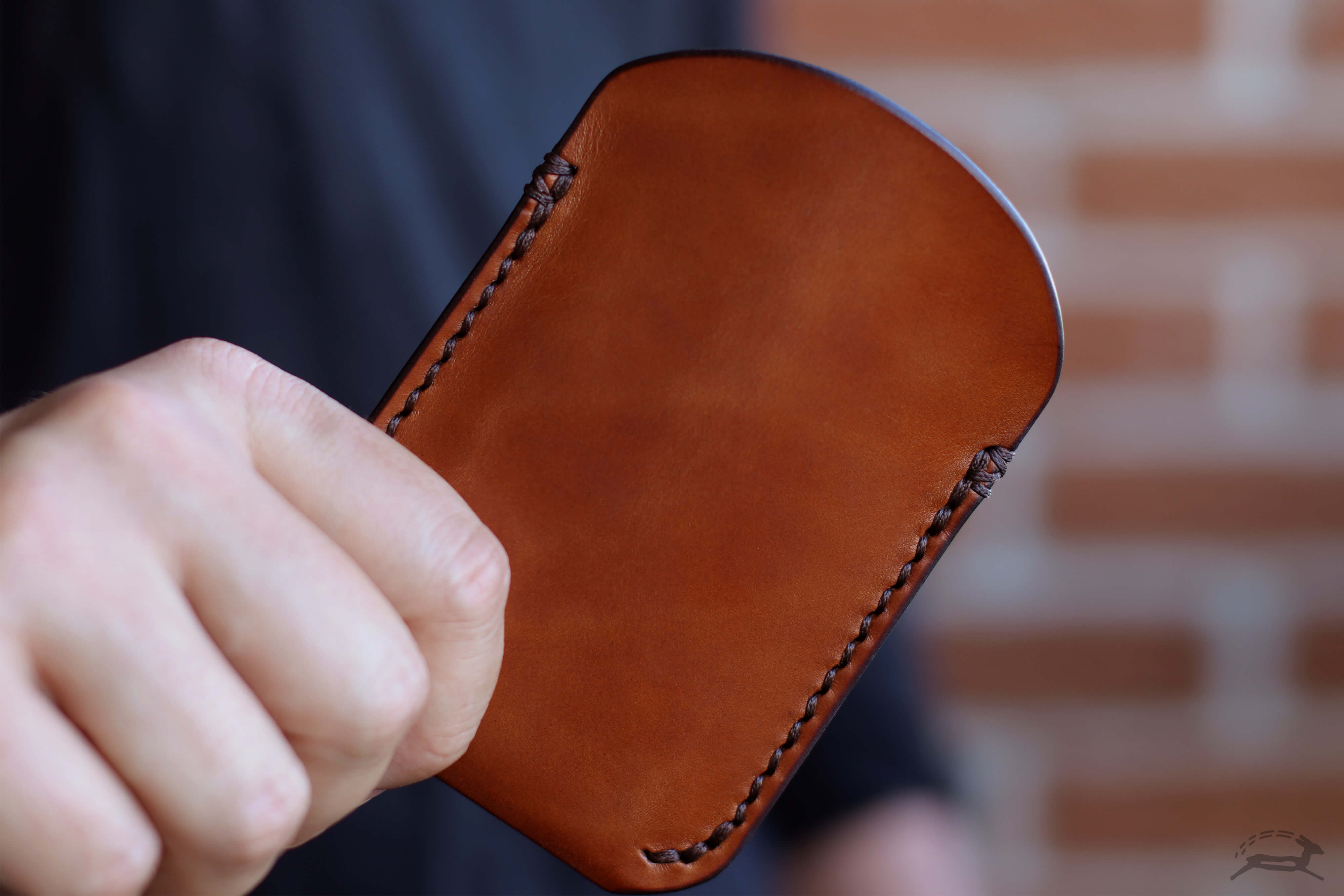 minimalist leather wallet - OCHRE handcrafted
