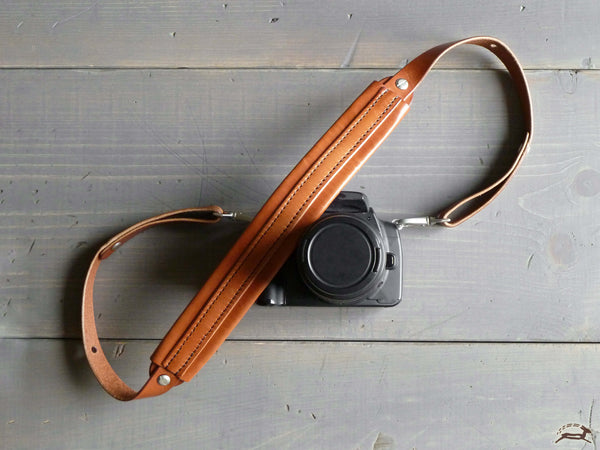 unique leather camera strap handmade