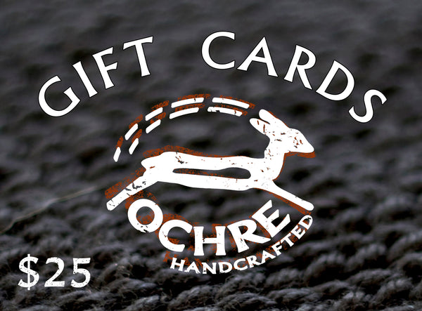 OCHRE handcrafted | GIFT CARDS