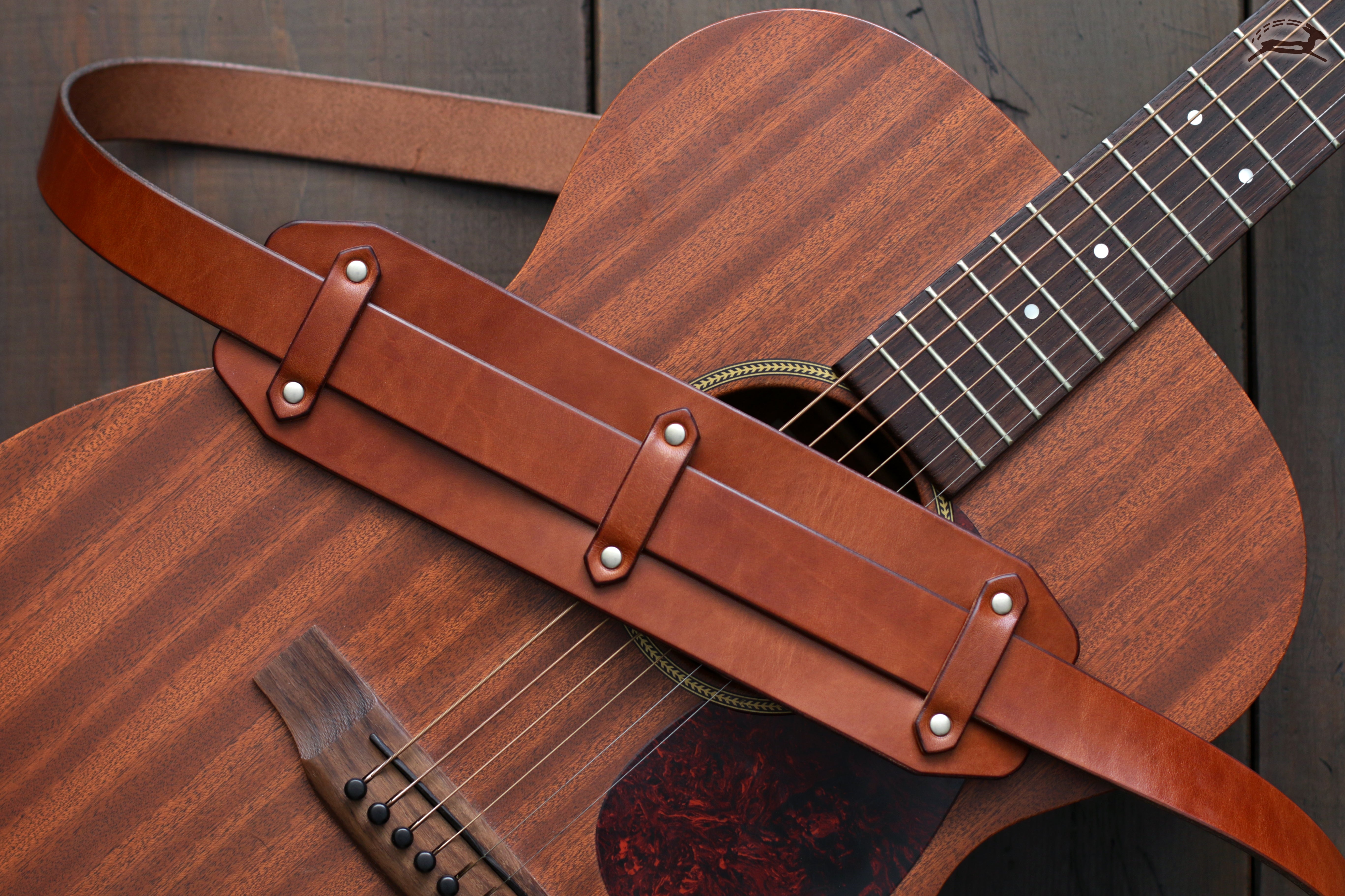 Bold Leather Guitar Strap
