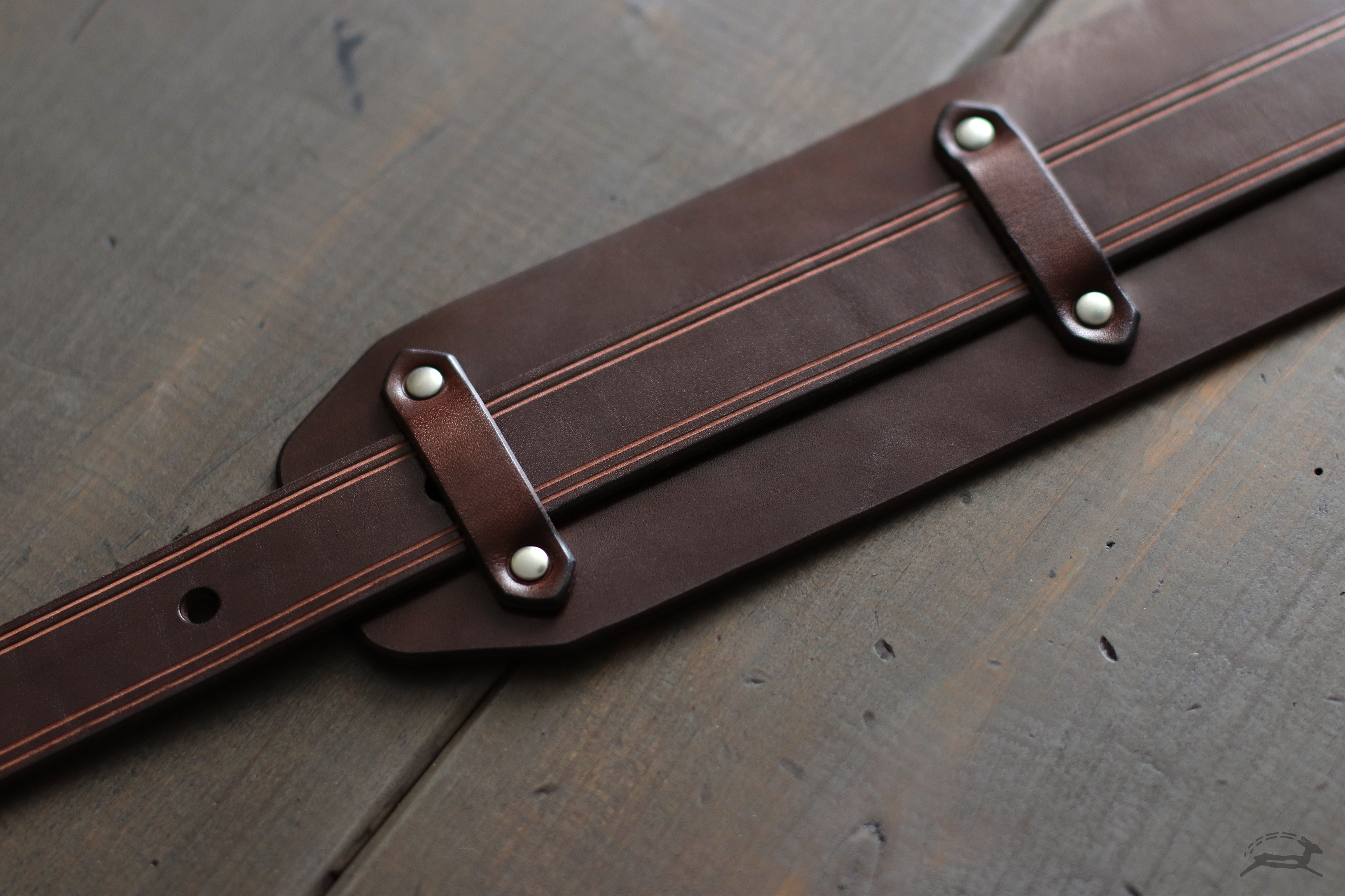 Brown Leather Shoulder Pad