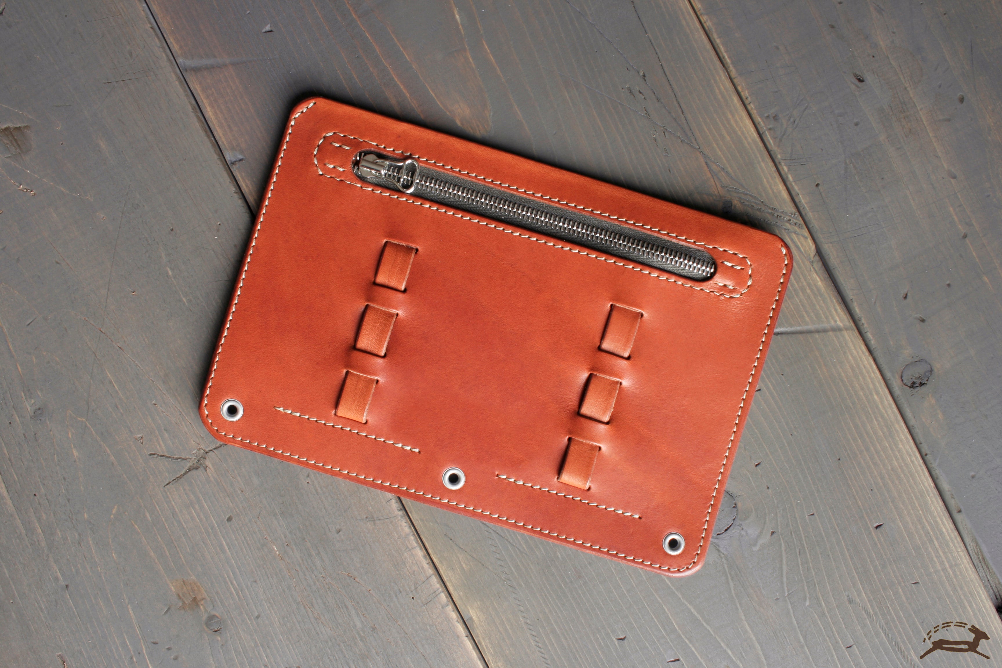 Brown Leather Pencil Case - OCHRE handcrafted