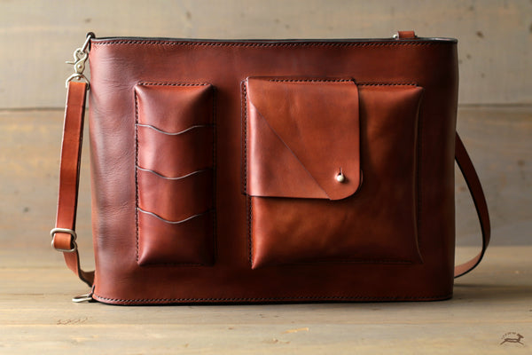 Cummuter Satchel - OCHRE handcrafted