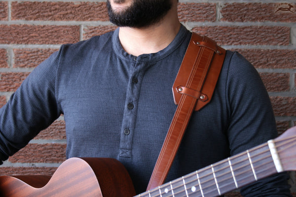 Full Grain Leather Guitar Strap