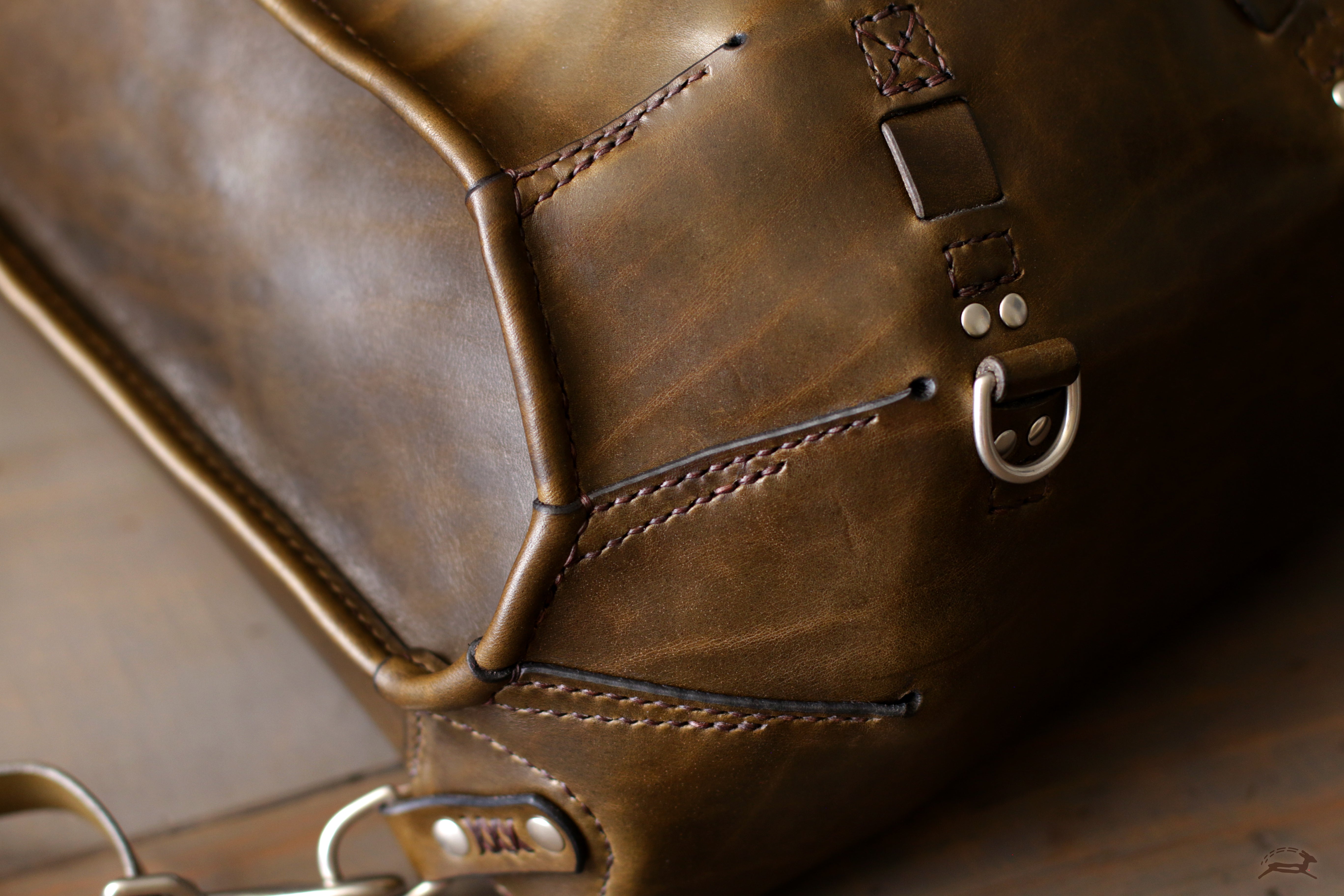 Green Leather Rucksack - OCHRE handcrafted