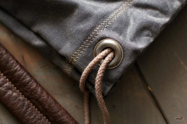 Grey Canvas Backpack - OCHRE handcrafted