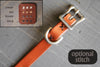 Hand-stitched Leather cat collar