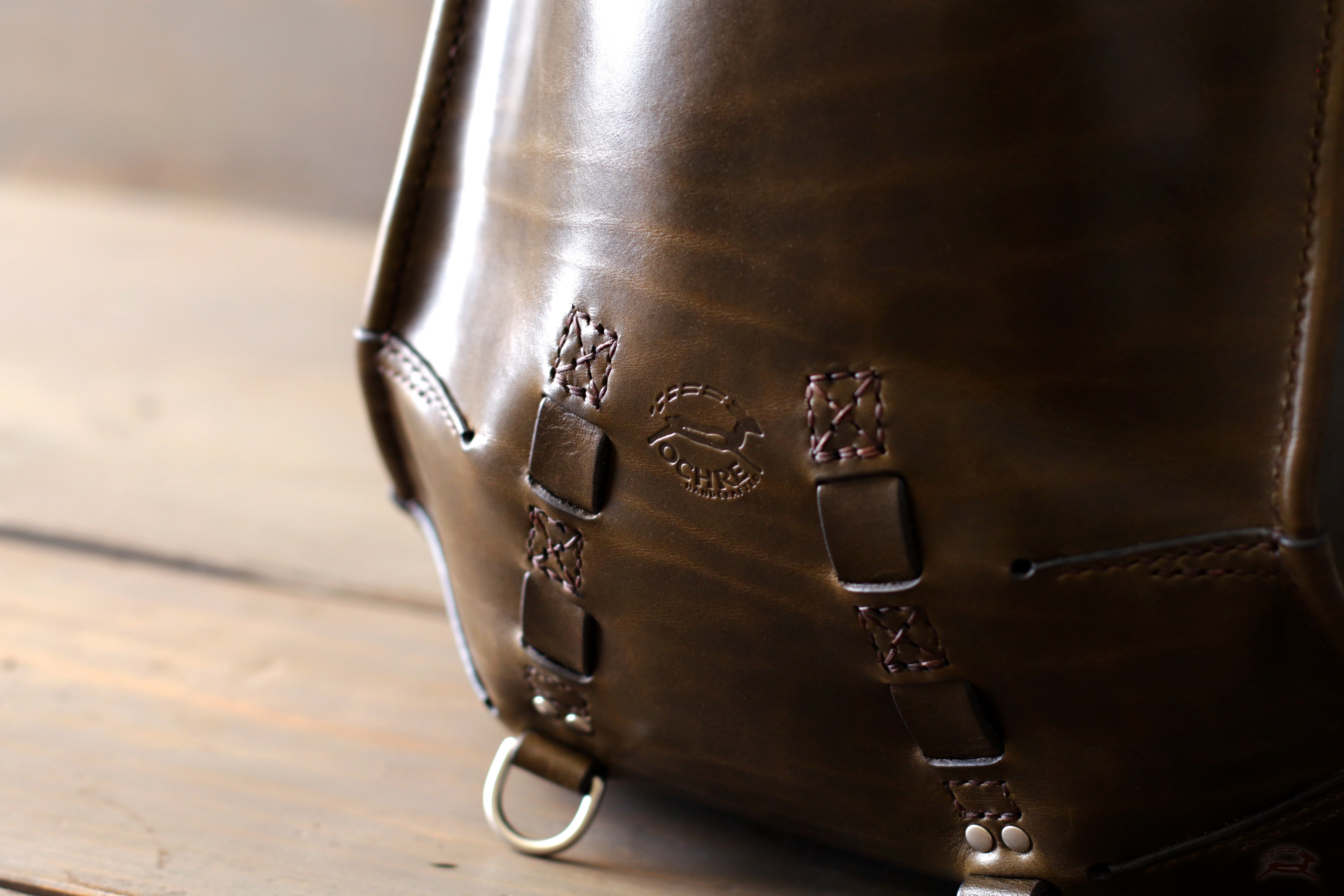 Handmade Leather Rucksack - OCHRE handcrafted