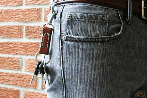 Key Fob Denim Lifestyle - OCHRE handcrafted