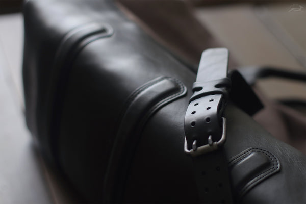 Leather duffel bag - OCHRE handcrafted
